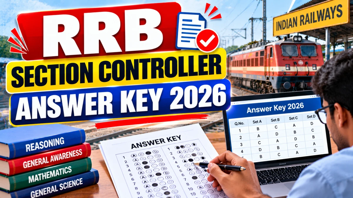 RRB Section Controller Answer Key 2026